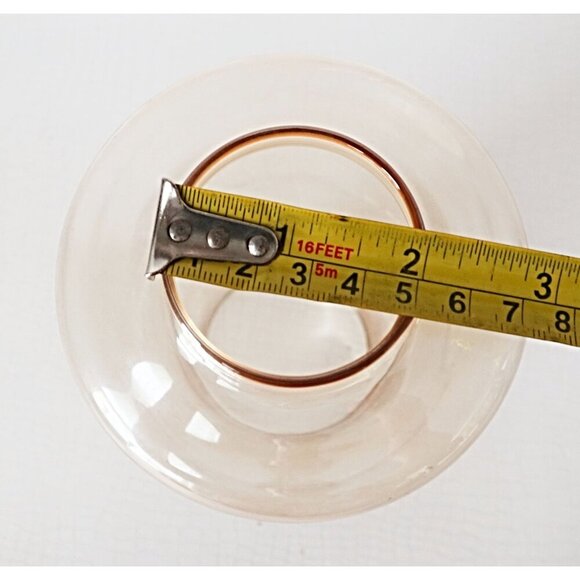 Retro Amber Fitter Glass Brandy Replacement Glass Shade Globe - Picture 4 of 4